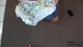 online adult clip 20 Brittany lynn busted babysitter gives blowjob and panty handjob until she gets cumshot on femdom porn smegma fetish-9