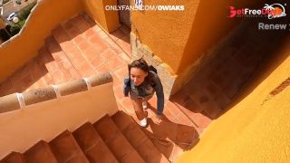 [GetFreeDays.com] Risky blowjob with cumming in mouth at view point in Spain - Owiaks Adult Stream April 2023-1