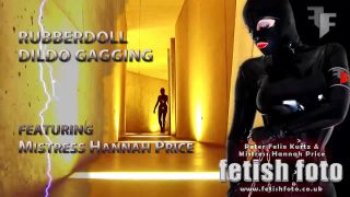 7510 Dildo Gagging Drooling Rubberdoll - Hannah, Latex Kitty Xxx-9