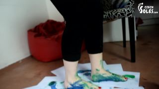 porn video 45 Czech Soles - Foot And Soles Painting And Soleprints on femdom porn asa akira fetish-6