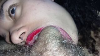 kingofnaughtiness6 - best blowjob,daddy cum on my big lips my lipstick got destroyed from sucking too much before-5