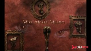 Miss Alessa Milano Human Ashtray Spit-0