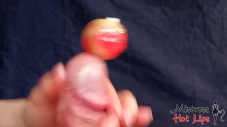 Amateur femdom blowjob and sounding with lollypop, multip...-5