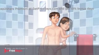 Debbie New Bath and Bed Scenes - Summertime Saga New Version Cookie jar Sex Animation Ep 10-2