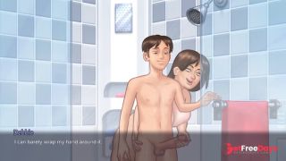 Debbie New Bath and Bed Scenes - Summertime Saga New Version Cookie jar Sex Animation Ep 10-3