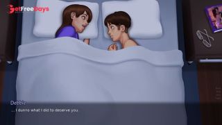 Debbie New Bath and Bed Scenes - Summertime Saga New Version Cookie jar Sex Animation Ep 10-6