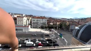 Maevaa Sinaloa - Public Swinger Sex On The Terrace In City Full HD - Swingers-0
