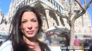 Alexa Tomas makes Money Stripping off her Clothes in Public(Hardcore porn)-0