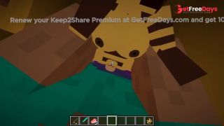 [GetFreeDays.com] A naughty dragon sucking me, and eating a bees ass in Minecraft while I fuck a kwaii Adult Video May 2023-8