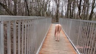 porn clip 7 Liliane Hart – Public Path Naked Dildo Fuck,  on public -7