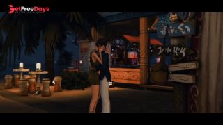 BIG TIT BLONDE BABE RIDES NERD FRIEND ON VACATION MOVIE - SIMS 4 WICKED WHIMS-1