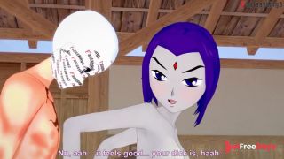 Raven on bikini having sex  Teen Titans  Full and POV on patreon Fantasyking3-3