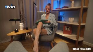 Owl Crystal - The Horny Sexologist with a Pretty Face Helps me out with Dirty Talk and her Tight, Wet Pussy [1080p] - Teen-1