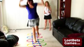 Real Lesbian An energetic strip game with lots of hopping and bouncing-2