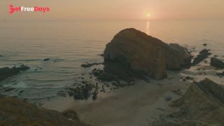 [GetFreeDays.com] Atmospheric Naked Sunset Meditation Ocean Cliffs Porn Stream January 2023-5