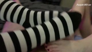 Crimson and Marzipan Give Daddy Footjob – STLBelles Foot-9