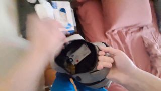 Miss Squirting After Surgery Wife Squirts and Receives Facial Cum From Her Nurse-3