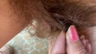 cuteblonde666 Hairy bush Fetish video closeup POV - Hairy-4