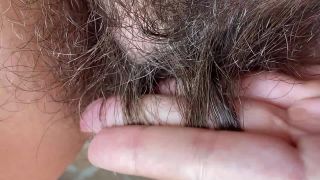 cuteblonde666 Hairy bush Fetish video closeup POV - Hairy-5