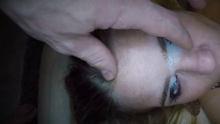 Lots more to Cum - Dutch girl gets an eye facial cum in both eyes-7