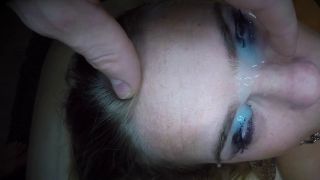 Lots more to Cum - Dutch girl gets an eye facial cum in both eyes-8