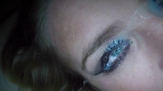 Lots more to Cum - Dutch girl gets an eye facial cum in both eyes-9