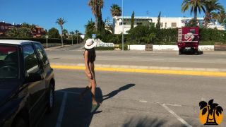 MiaAmahlPublic nudity fit teen walking naked on the streets Amateur MiaAmahl-7