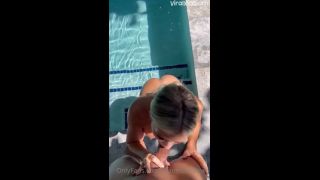 Scarlett Scarlett Kisses Tease Cock POV Style in the Swimming Pool Video  car fuck-4