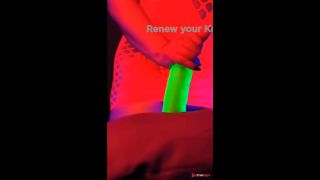 [GetFreeDays.com] Neon Delight  Hot Bodacious Asian Rides A Glow In The Dark Dildo Hard Under Blacklight Sex Film October 2022-1