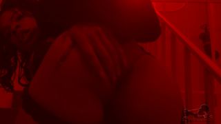 Strokes Red Lit Stairs - (Shemale porn)-7