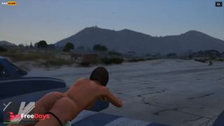 [GetFreeDays.com] GTA V Nude Mod Installed Game Play Part 14 GTA 5 Missions Story Mode Sex Video November 2022-9