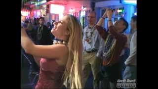 Classic Mardi Gras Mix Of Flashing And Contest In New Orleans Public-3