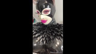 FetiliciousFans SiteRipPt 1Black Latex Kitty Undressing-1