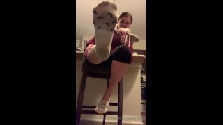 Freckled Feet06-11-2020 - Sweaty shoe sock strip followed by my t shir-3