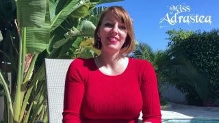 Femdom Miss Adrastea – Rub My Nylon Wanker-1