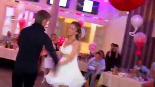 Acrobatic wedding dance reveals  panties-6