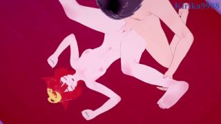 無修正 Mela Meroko and I have intense sex at a love hotel. - Pokmon Hentai-0