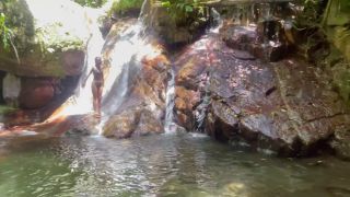 I masturbate watching a stranger while she bathes in the lake and I end up fucking her hard and cumming in her ass [1080p] - Teen-2