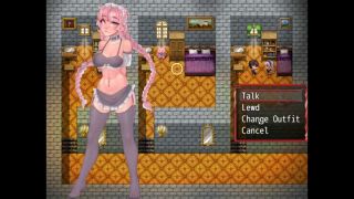 Anal Gape HAREM In Another World  HENTAI Game  Ep.28 BDSM maid SPANKING and ANAL GAPE -8