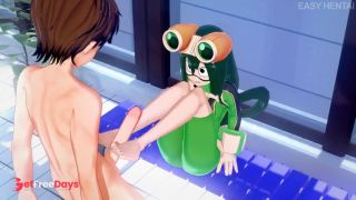 [GetFreeDays.com] Tsuyu Asui Footjob animation My Hero Academia Adult Film February 2023-1