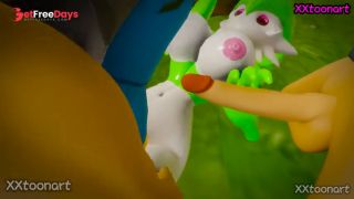 Pokemon 3D Hentai - No.281 Gardevoir ThreeSome with Ash-2