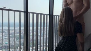 Cumatozz - Beauty Busty Babe Fuck On Balcony Full HD - Public sex-1