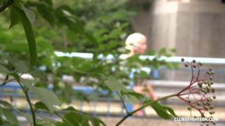 Lovita Fate Horny teen pleasuring herself in the woods (Amateur porn)-1