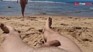 [GetFreeDays.com] on the beach the stepdaughter sucks off her stepfather Porn Video June 2023-1