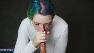 Amateur Porn Dirty talks you with your cock in her mouth-5