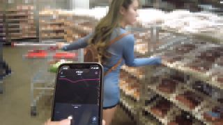 7170 Remote Vibe Teasing Walk Pussy Juice Gushing, Creampie C...-2