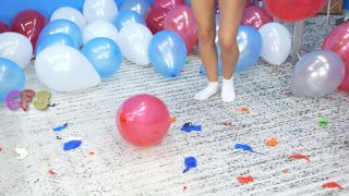 Custom Fetish - Bunny Stomps Balloons with Her Feet 4K - Fetish-2