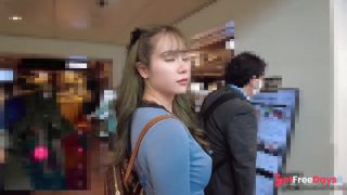 Remote vibe teasing walk Pussy juice gushing, creampie climax-4