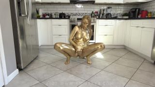 online clip 10 Amiee Cambridge – Cum for My Gold Covered Body on solo female sasha grey femdom-1