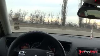 Car Blowjob on the Public Street-2